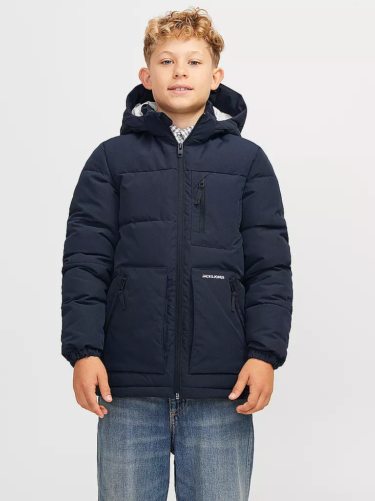 JACK & JONES | Jungen Steppjacke  JJEOTTO  | dunkelblau