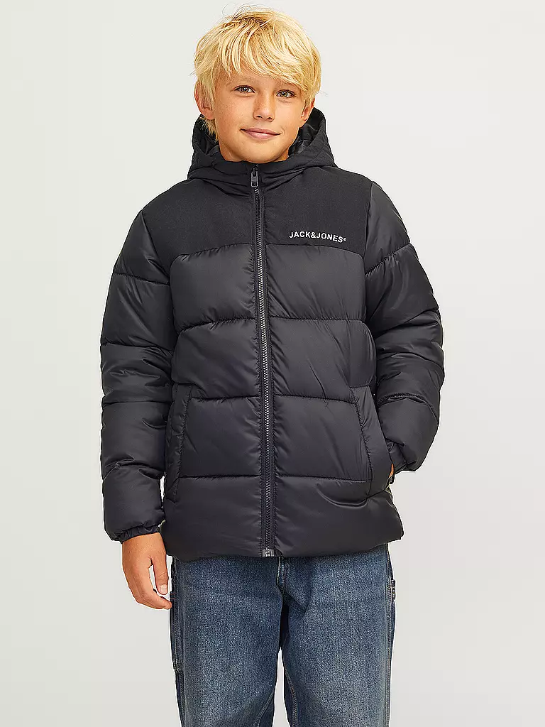 JACK & JONES | Jungen Steppjacke JJMOON | schwarz