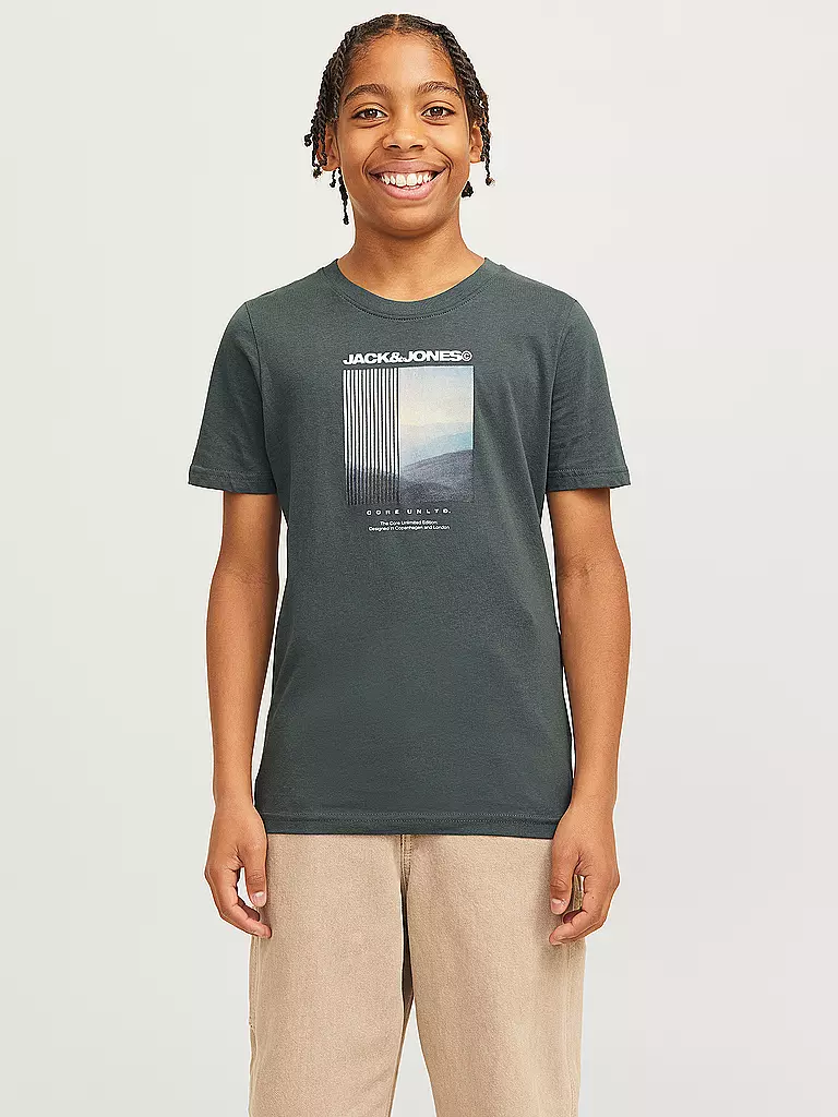 JACK & JONES | Jungen T-Shirt JCOAERO | grau