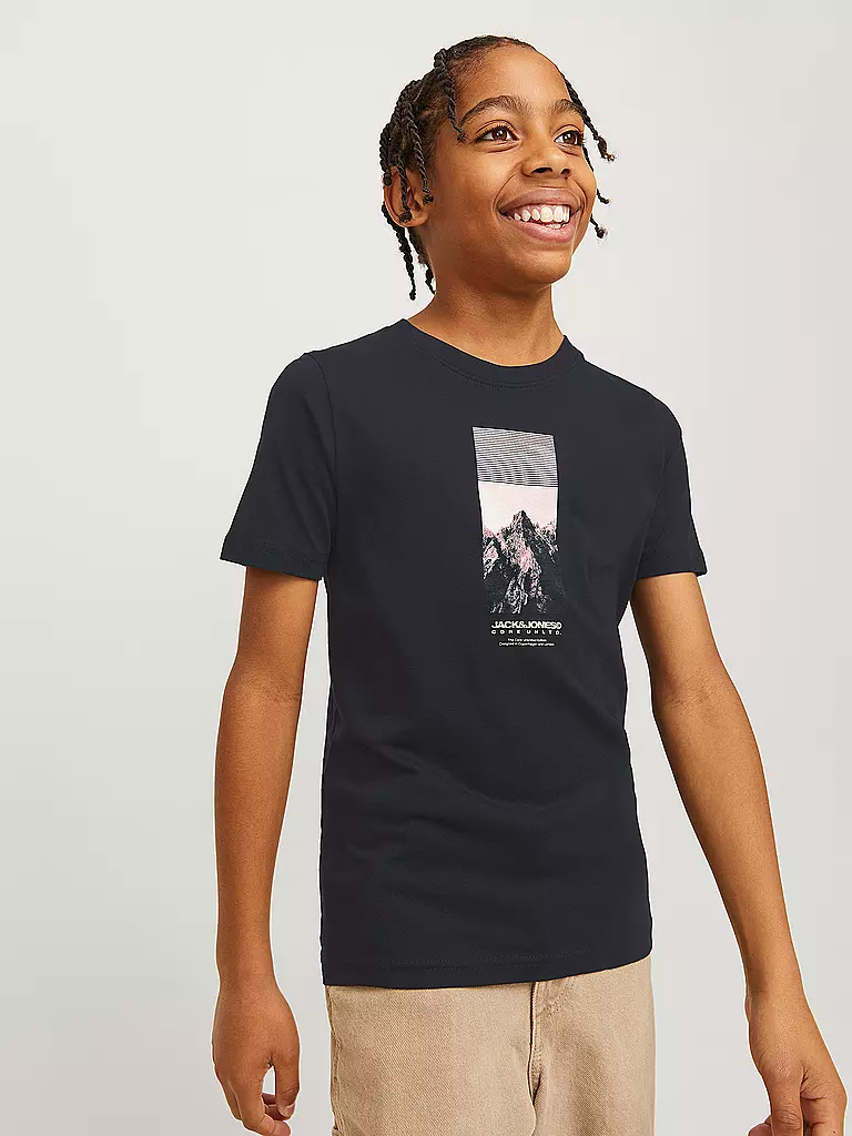 JACK & JONES | Jungen T-Shirt JCOAERO | schwarz