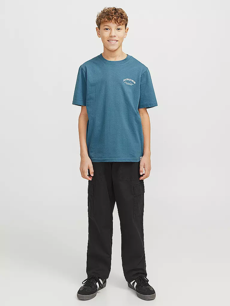 JACK & JONES | Jungen T-Shirt JJEBRANDES  | petrol