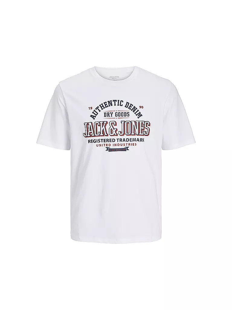 JACK & JONES | Jungen T-Shirt JJELOGO | weiss