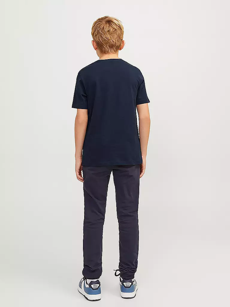 JACK & JONES | Jungen T-Shirt JJELOGO | dunkelblau