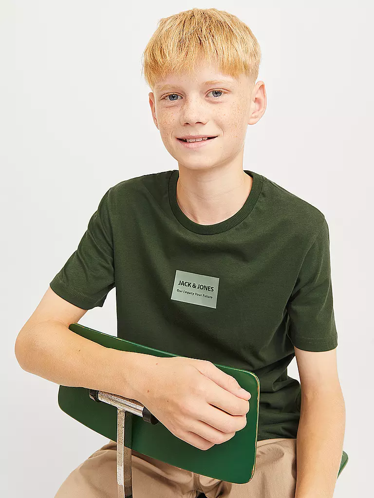 JACK & JONES | Jungen T-Shirt JJHAKKAI | olive