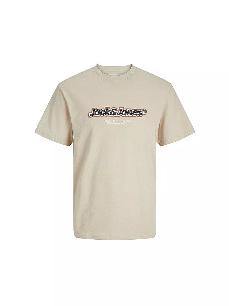 JACK & JONES | Jungen T-Shirt JORVESTERBRO | beige