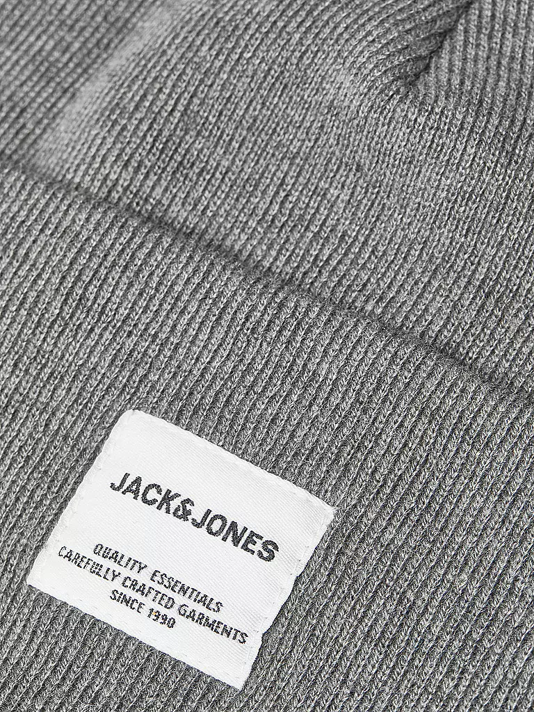 JACK & JONES | Mütze - Haube JACLONG | hellgrau