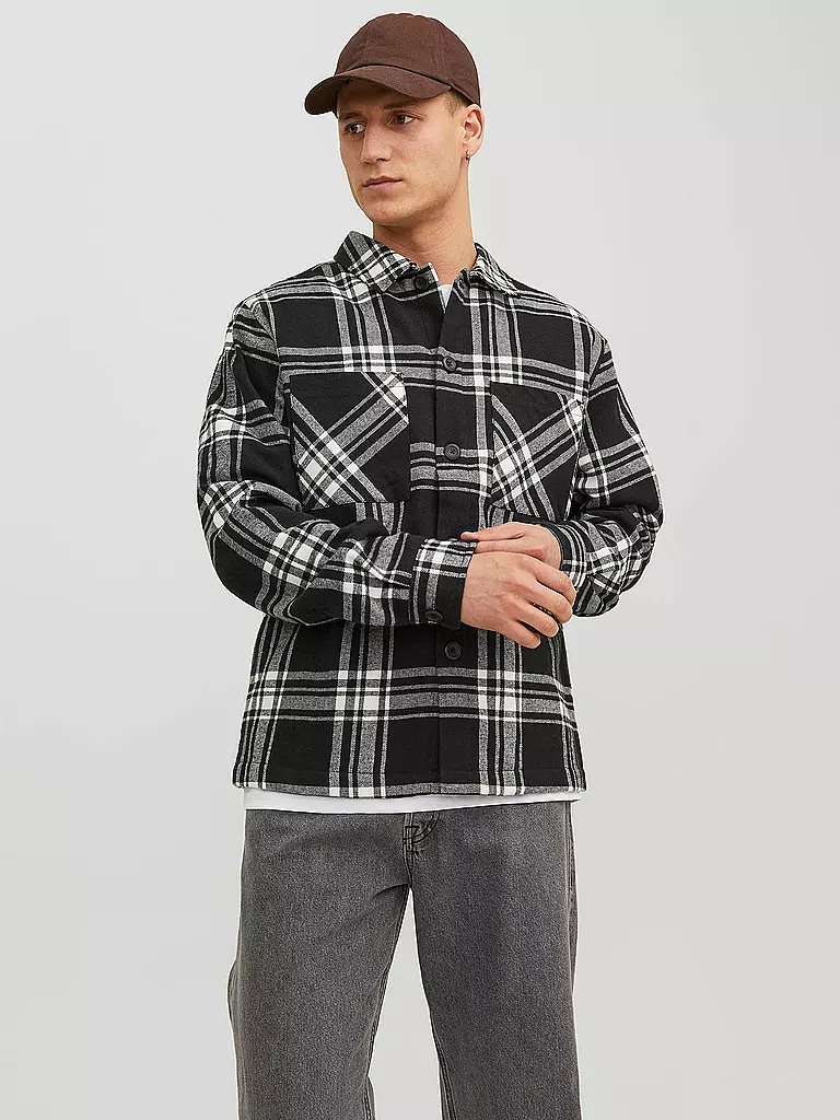 JACK & JONES | Overshirt JJWILLIAM | schwarz