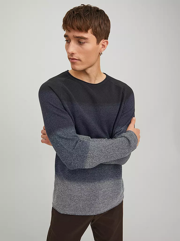 JACK & JONES | Pullover  JJEHILL | dunkelblau