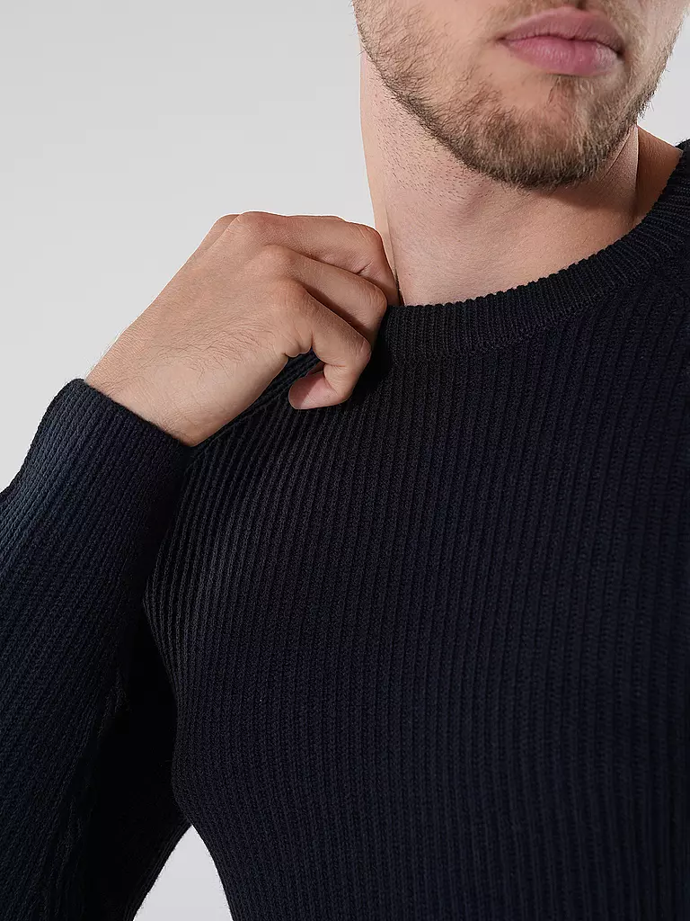 JACK & JONES | Pullover JJPANNEL | dunkelblau