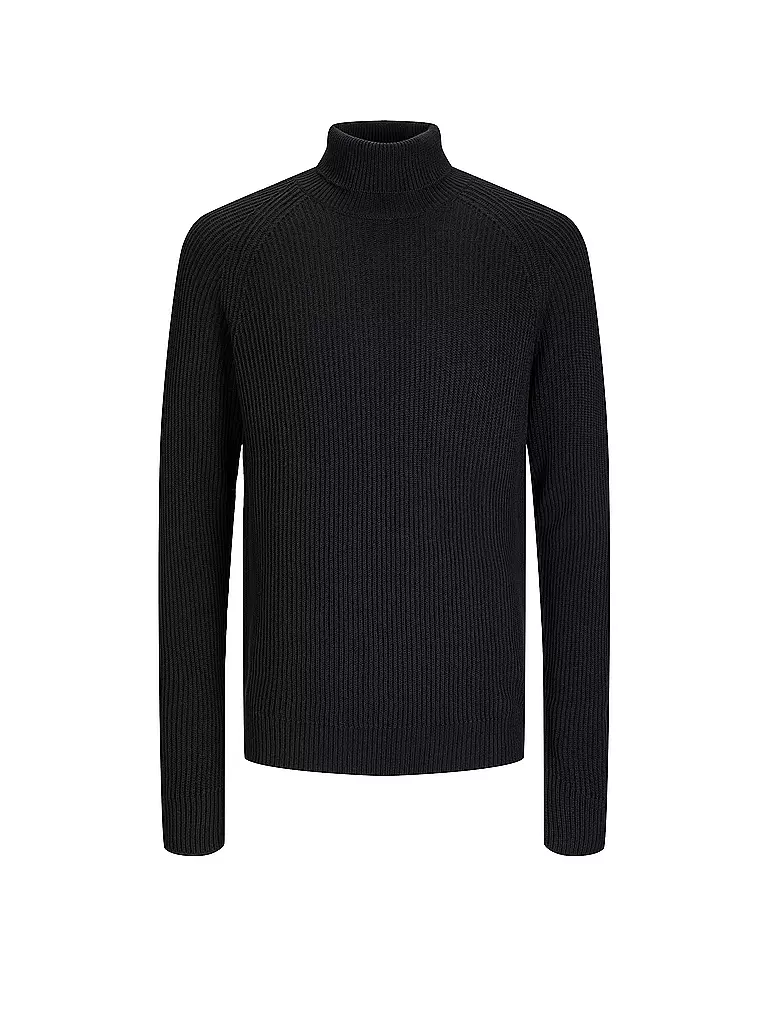 JACK & JONES | Rollkragenpullover JJPANNEL | schwarz