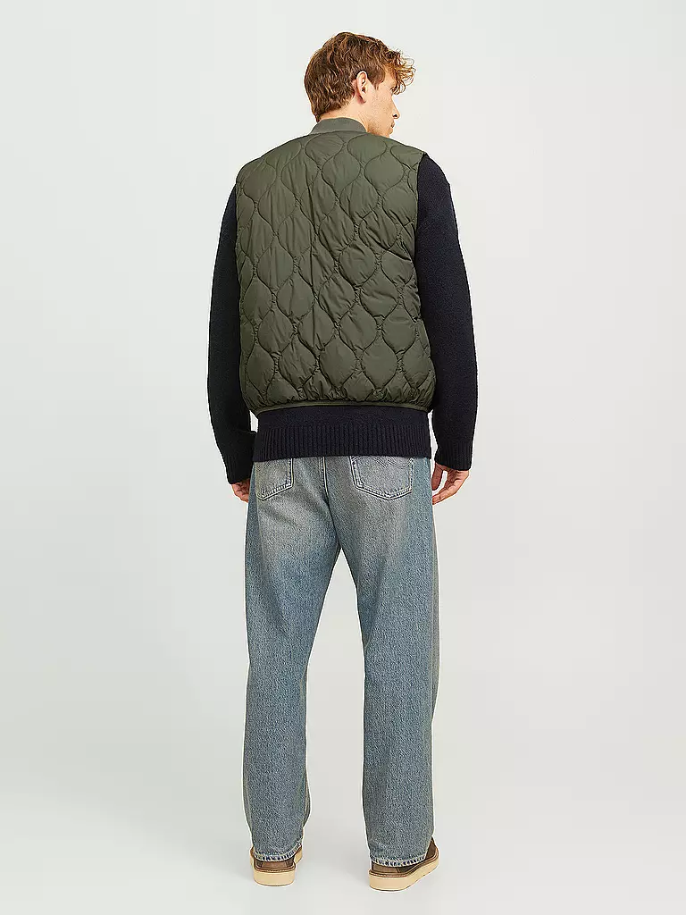 JACK & JONES | Steppgilet JJKODA  | olive