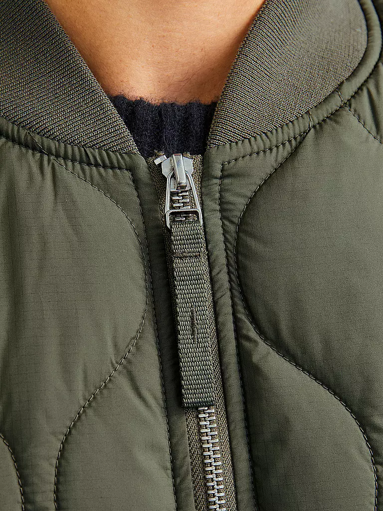 JACK & JONES | Steppgilet JJKODA  | olive