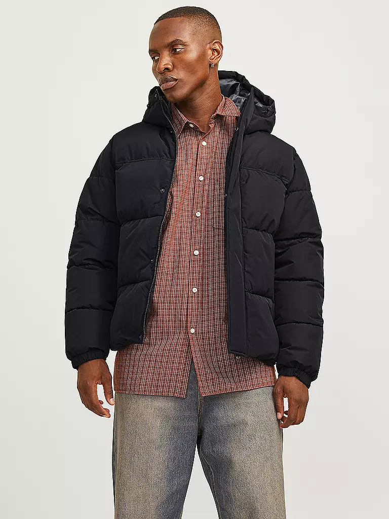 JACK & JONES | Steppjacke JJEBRADLEY | schwarz