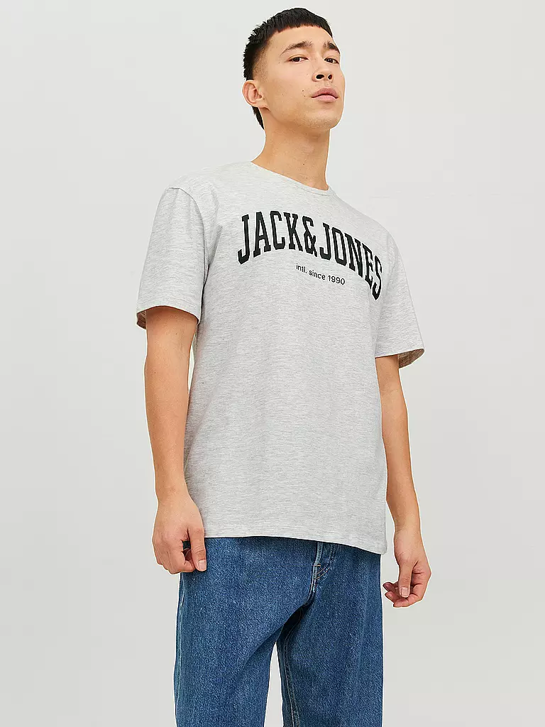 JACK & JONES | T-Shirt  JJEJOSH | weiss