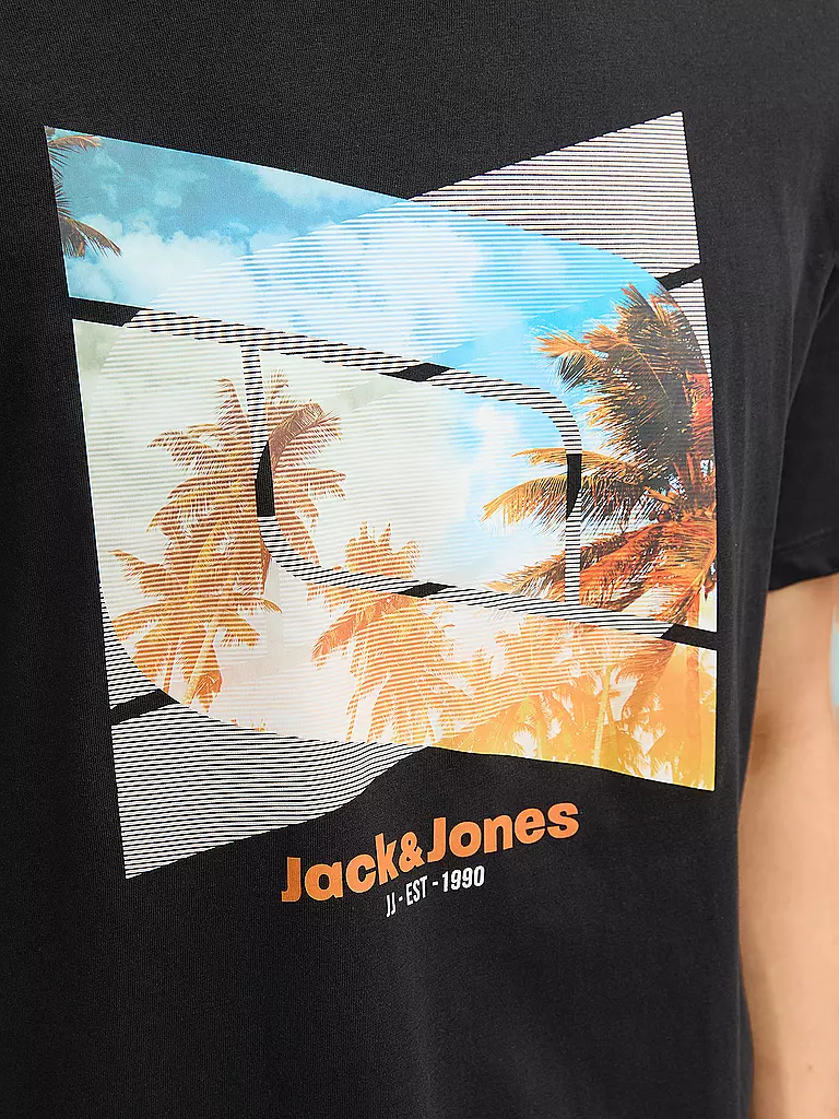 JACK & JONES | T-Shirt JJCELLOX | schwarz