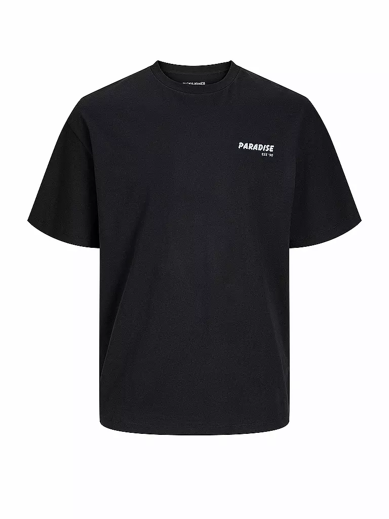 JACK & JONES | T-Shirt JJCHARGE  | schwarz