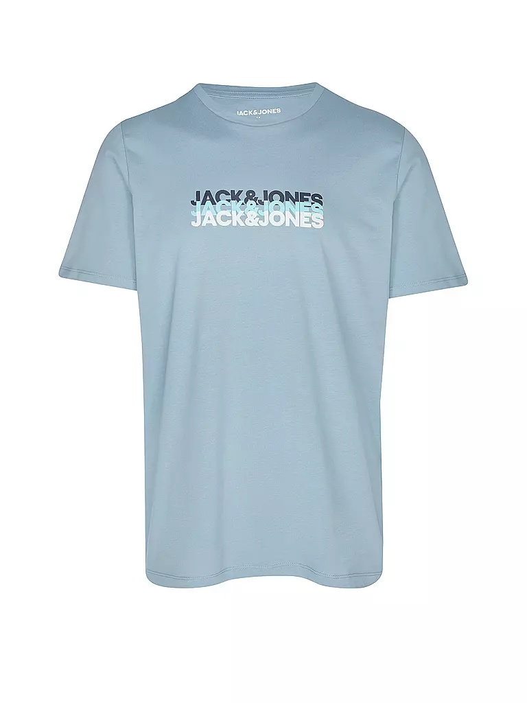 JACK & JONES | T-Shirt JJCYBER | hellblau