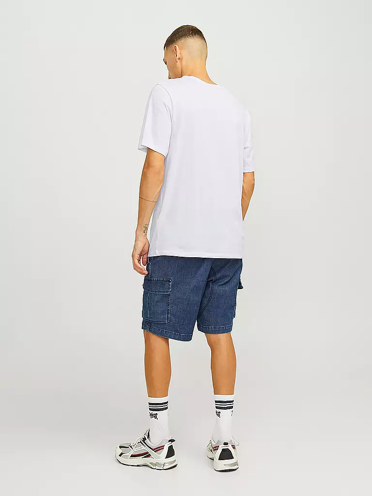 JACK & JONES | T-Shirt JJCYBER | weiss