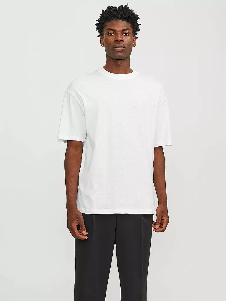 JACK & JONES | T-Shirt JJEBRADLEY | weiss