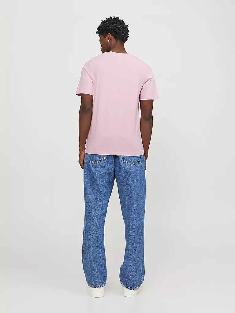 JACK & JONES | T-Shirt JJEORGANIC | rosa