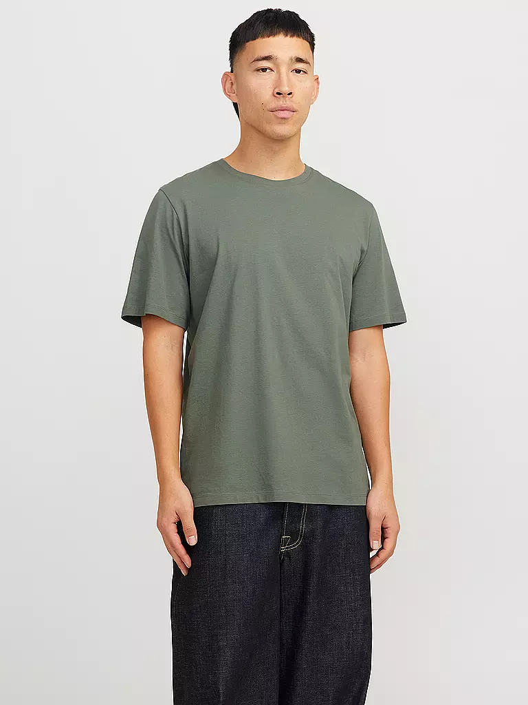 JACK & JONES | T-Shirt JJEORGANIC | hellgrün