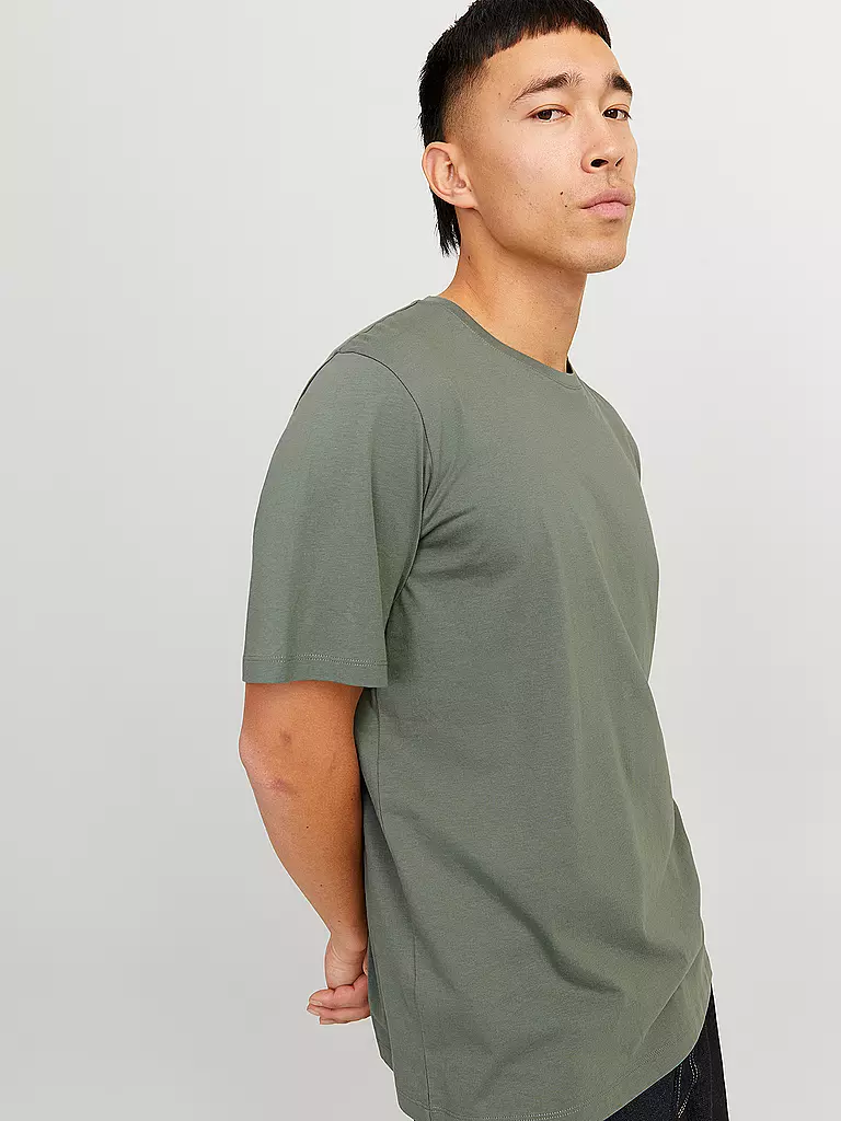 JACK & JONES | T-Shirt JJEORGANIC | hellgrün