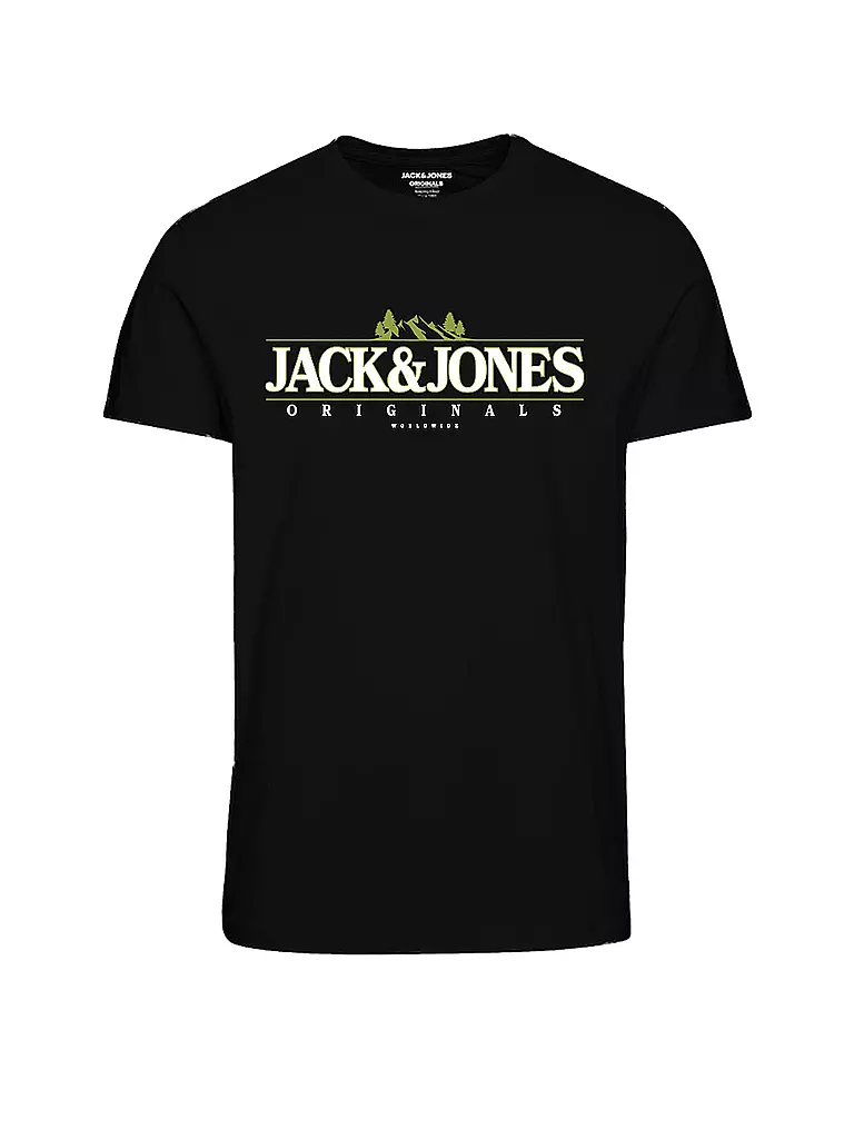 JACK & JONES | T-Shirt JJORMEDIAN | schwarz