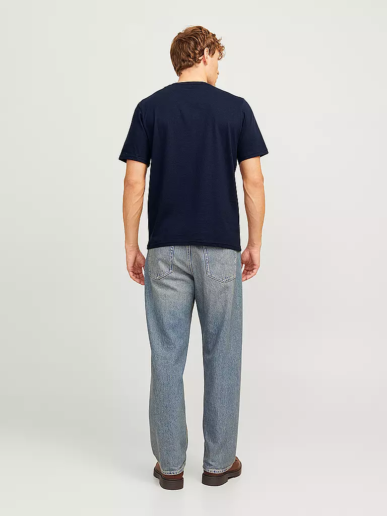 JACK & JONES | T-Shirt JJXMAS | dunkelblau