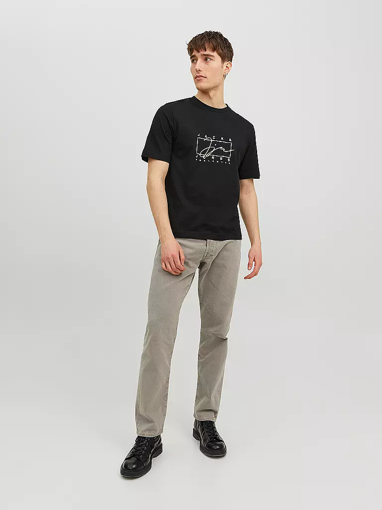 JACK & JONES | T-Shirt JORSPLASH | schwarz