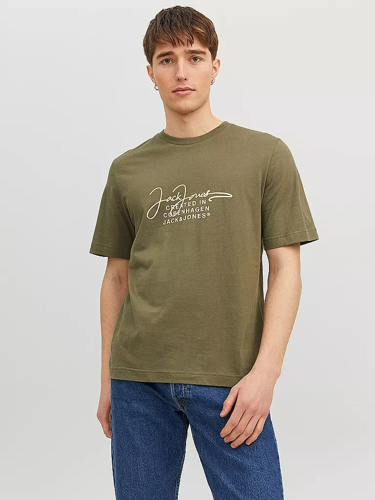 JACK & JONES | T-Shirt JORSPLASH | olive