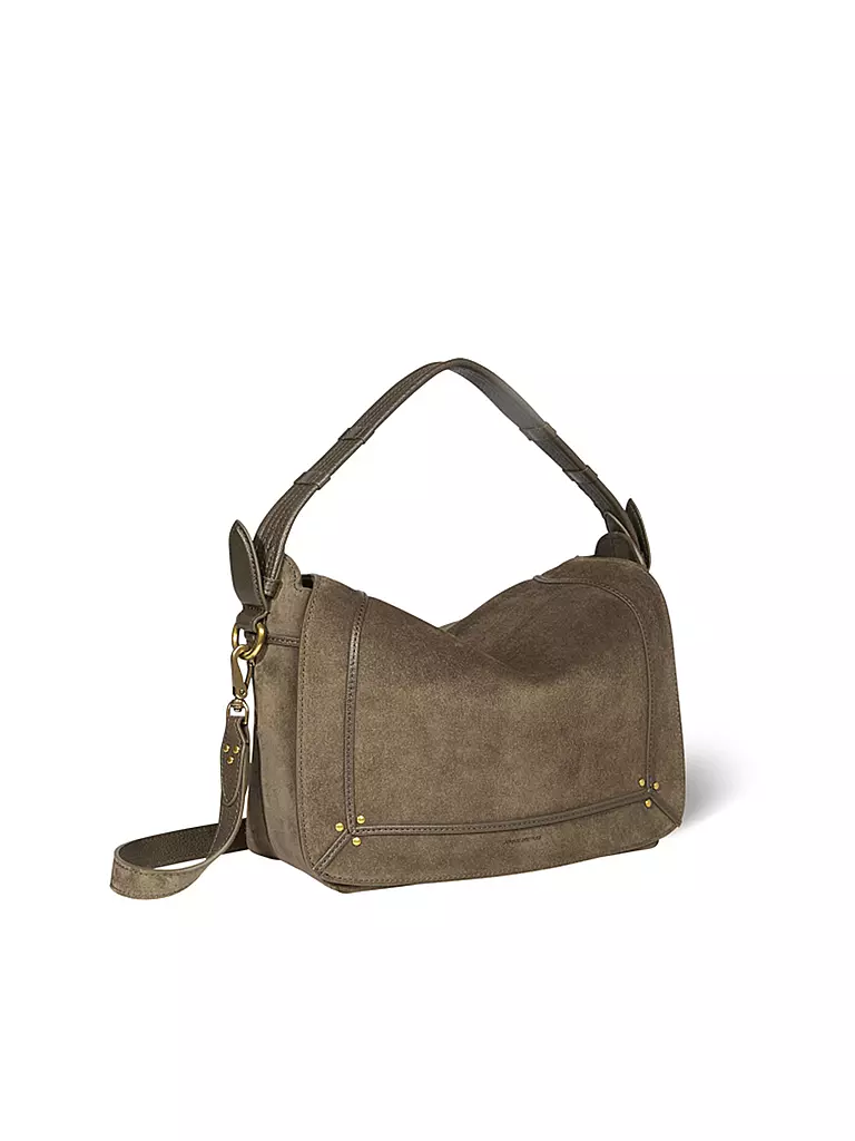 JEROME DREYFUSS | Ledertasche -  Umhängetasche PEPITO Medium | olive