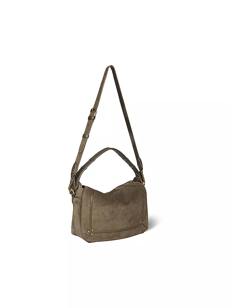 JEROME DREYFUSS | Ledertasche -  Umhängetasche PEPITO Medium | olive