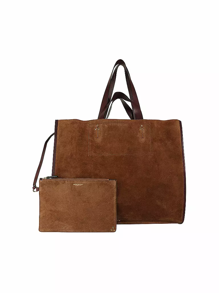 JEROME DREYFUSS | Ledertasche - Shopper LEON L | braun