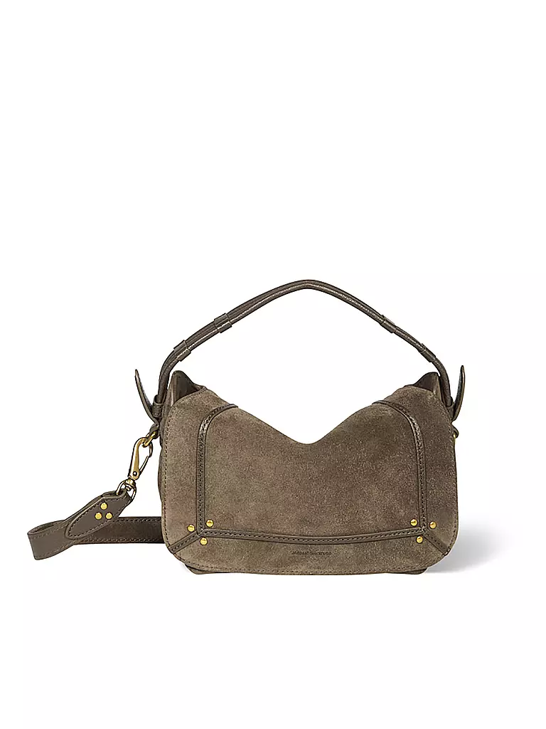 JEROME DREYFUSS | Ledertasche - Umhängetasche PEPITO Small | olive