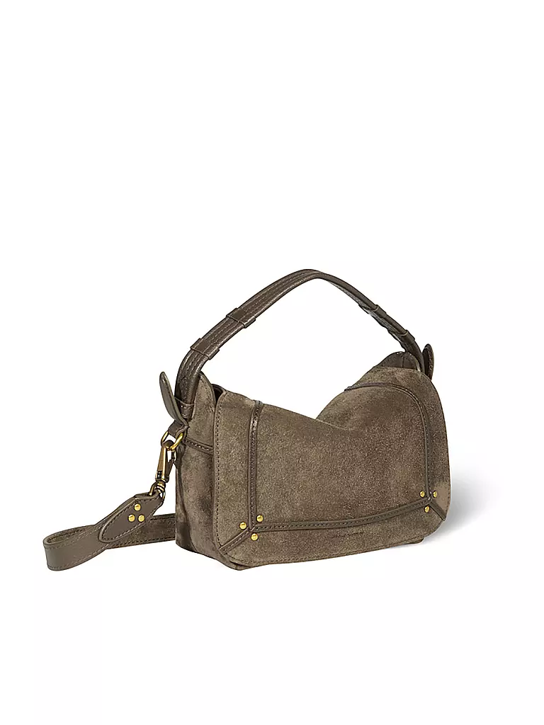 JEROME DREYFUSS | Ledertasche - Umhängetasche PEPITO Small | olive