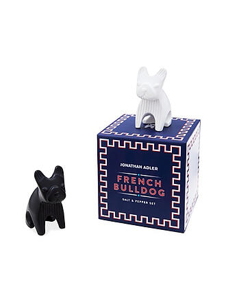 JONATHAN ADLER | Salz- und Pfefferstreuer FRENCH BULLDOG 7cm Black / White