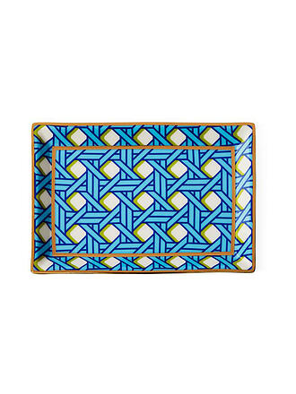 JONATHAN ADLER | Schale Rechteckig 17,7x12cm Hellblau 