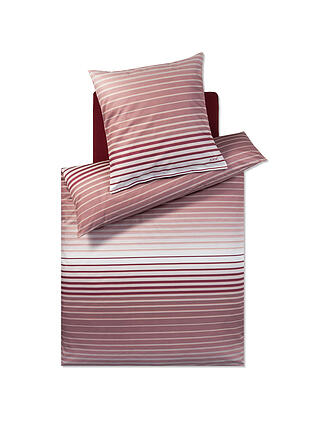 JOOP | Satin Bettwäsche SHUTTER 70x90cm/140x220cm Rouge