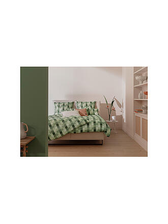 JOOP | Satin Bettwäsche MESH 70x90cm/140x200cm Sage