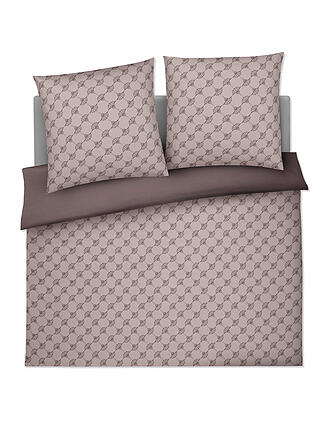 JOOP | Satin Bettwäsche 70x90cm/200x200cm CORNFLOWER DOUBLE Grau