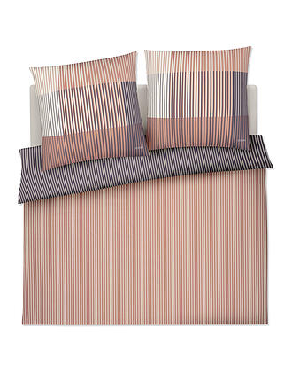 JOOP | Satin Bettwäsche DIVIDED 70x90cm / 200x200cm Blush