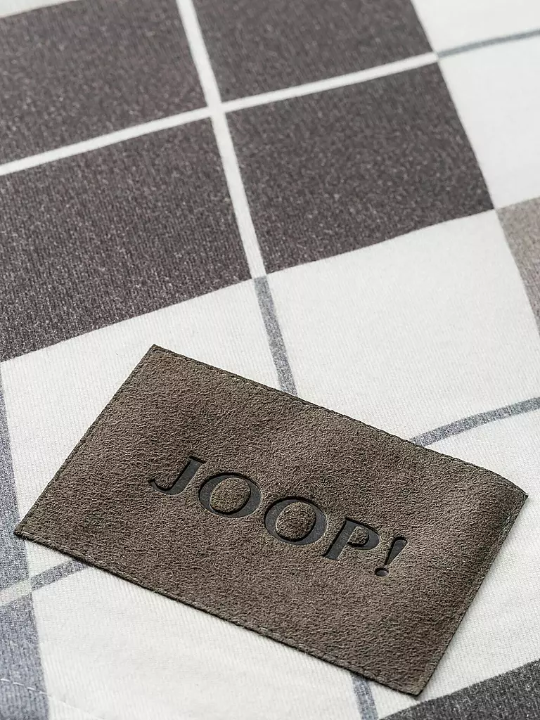 JOOP | Flanell Bettwäsche 70x90cm/140x200cm SOFT PATTERN Sand | beige