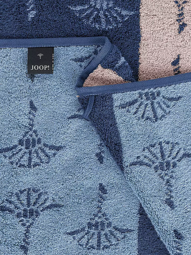 JOOP | Handtuch 50x100cm DIVIDED CORNFLOWER Aqua | dunkelblau