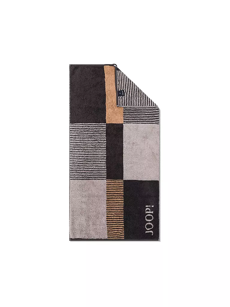 JOOP | Handtuch 50x100cm DIVIDED SQUARES  Stein | grau