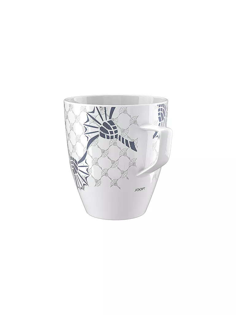 JOOP | Henkelbecher Collectors Mug 8,5x9,5cm Cornflower Double | weiss