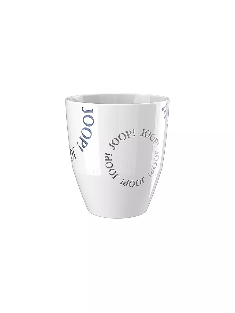 JOOP | Henkelbecher Collectors Mug 8,5x9,5cm Logo Circles | weiss