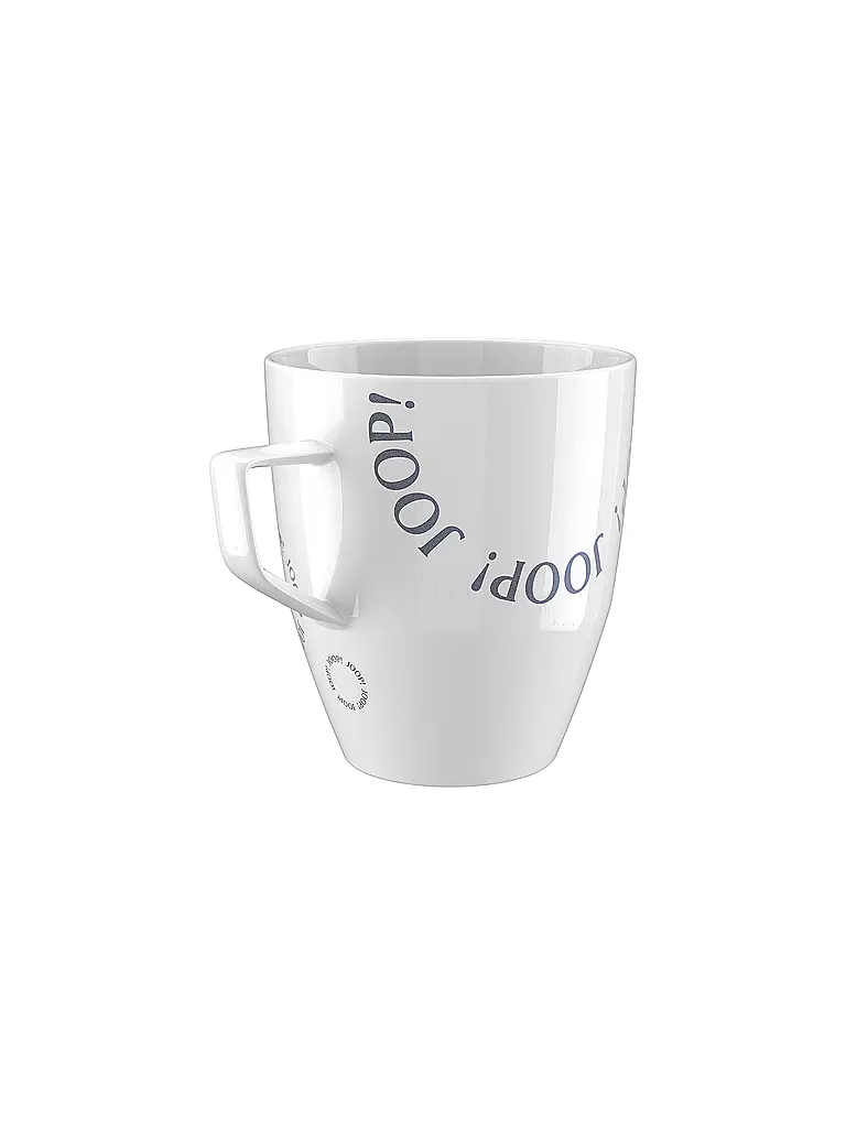 JOOP | Henkelbecher Collectors Mug 8,5x9,5cm Logo Circles | weiss