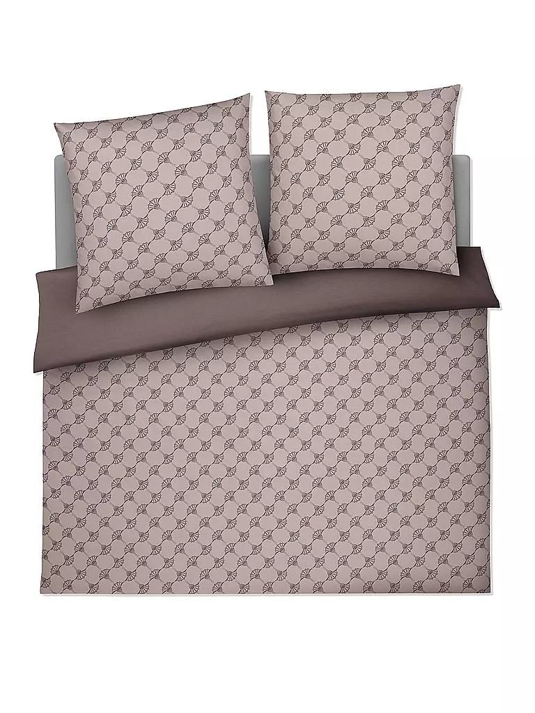 JOOP | Satin Bettwäsche 2x 70x90cm/200x200cm CORNFLOWER DOUBLE Grau | grau