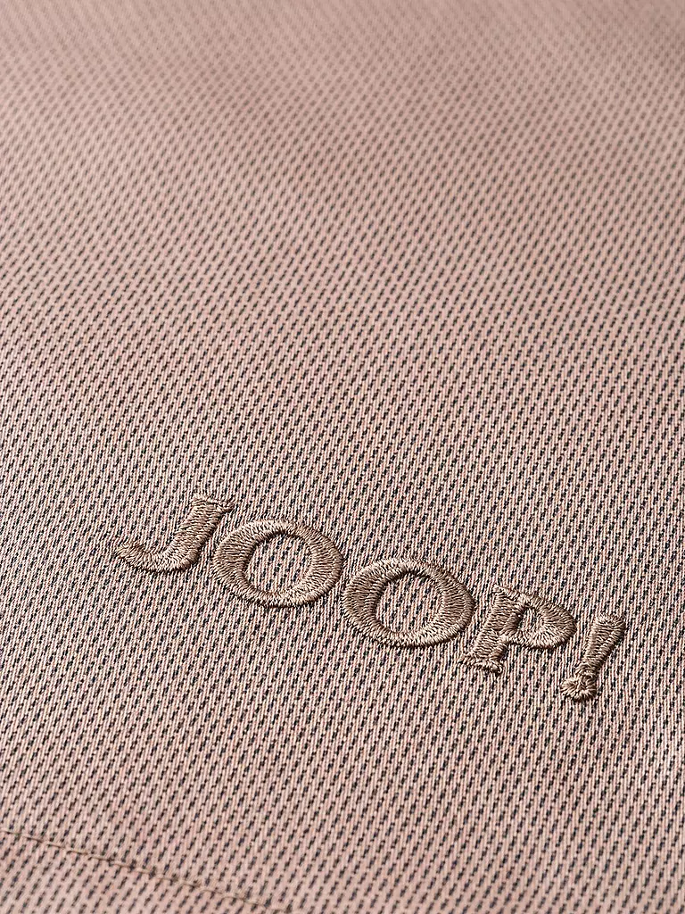 JOOP | Satin Bettwäsche 70x90cm/140x200cm MICRO PATTERN Rose/Grau | rosa