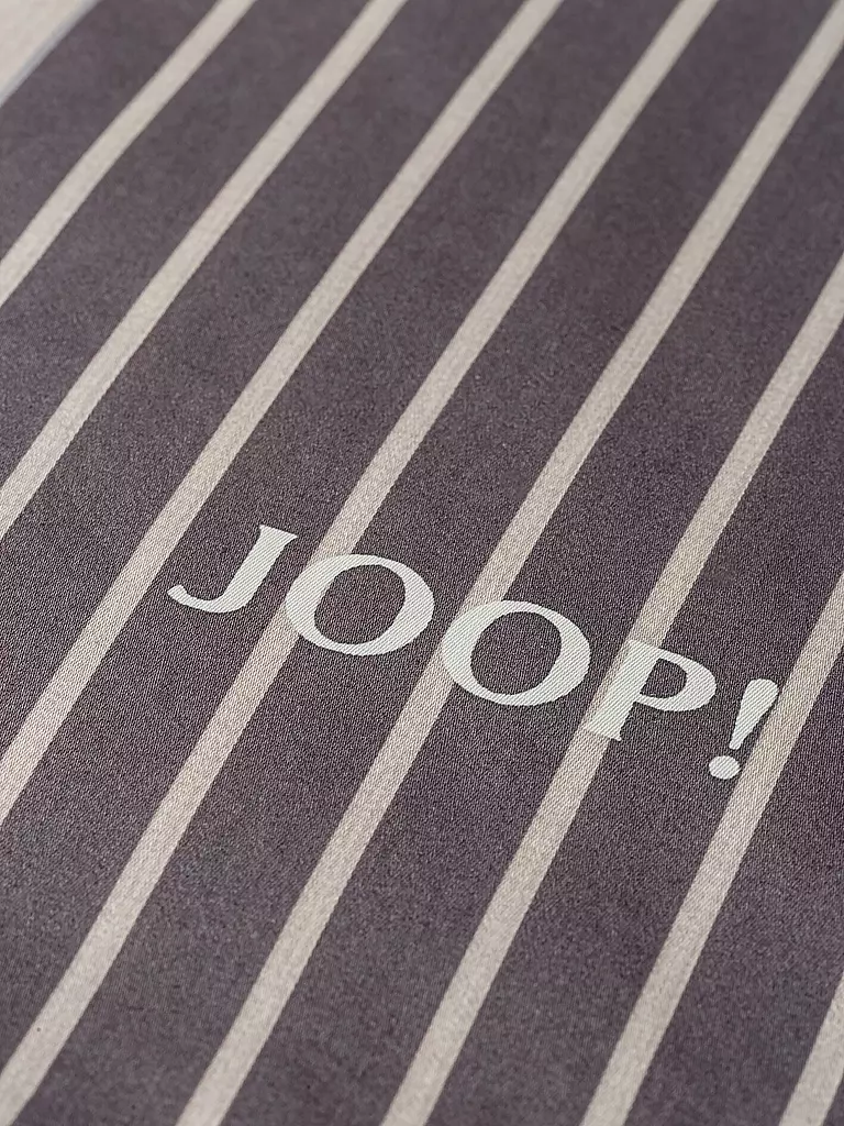 JOOP | Satin Bettwäsche DIVIDED 70x90cm / 140x200cm Stone | hellgrau